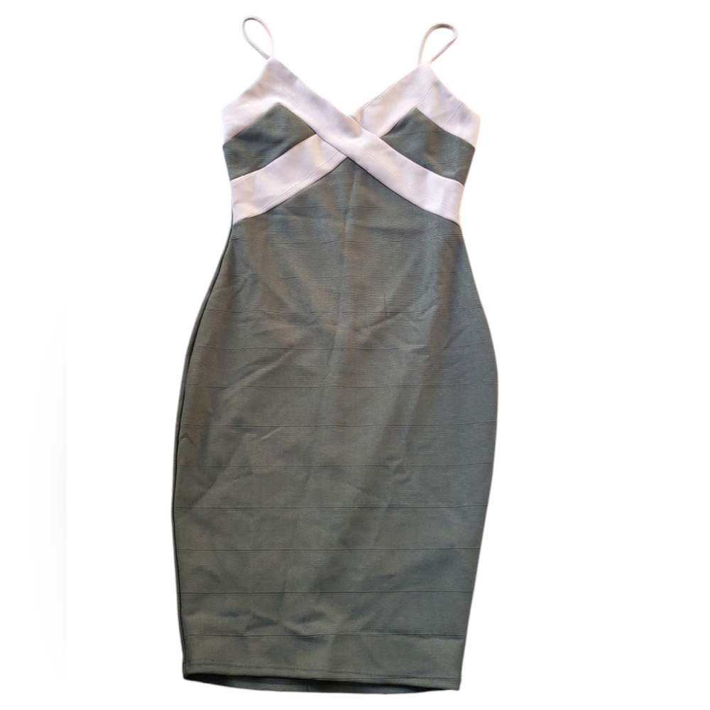 Olive & Beige Dress by Olive Tree size Small